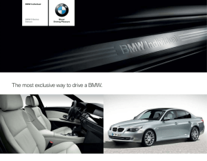 BMW 5 Series models : Overview