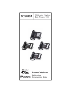 IP5000-series Telephone Guides - Business Phone Systems