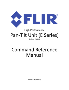 Pan-Tilt Unit (E Series) Command Reference Manual