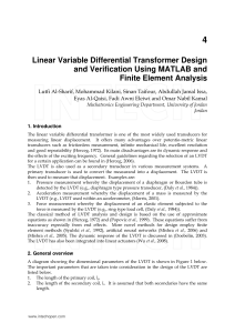 Linear Variable Differential Transformer Design and