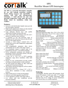 SPI1 Rectifier Mount GPS Interrupter