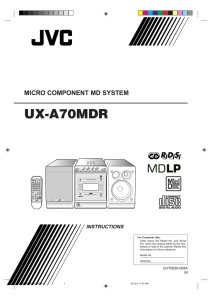 UX-A70MD - Minidisc.org