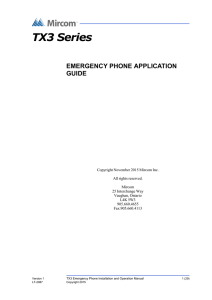 LT-2087 Emergency Phone Application Guide