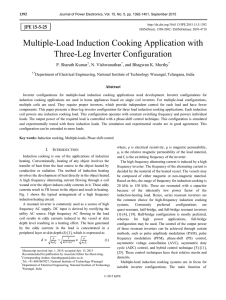 Multiple-Load Induction Cooking Application with Three