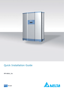 Quick Installation Guide