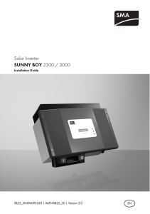 Solar Inverter SUNNY BOY 2500 / 3000