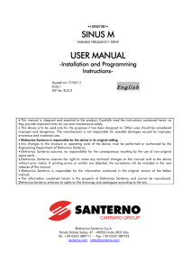 sinus m - Santerno