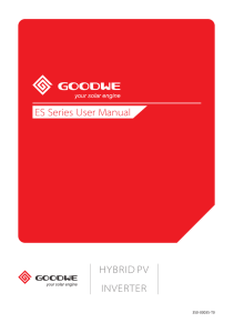 ES Series User Manual HYBRID PV INVERTER