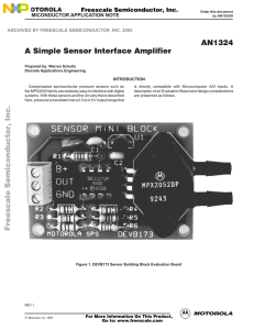 AN1324 A Simple Sensor Interface Amplifier