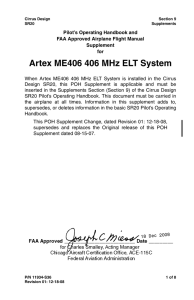 ME 406 ELT information