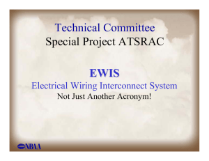 ATSRAC and EWIS - Center for Advanced Aviation System