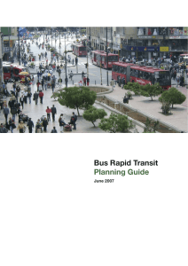 Bus Rapid Transit Planning Guide – Introduction