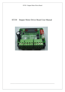 ST330 Stepper Motor Driver Board User Manual