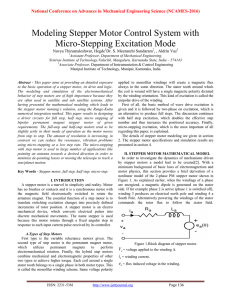 Modeling Stepper Motor Control System with Micro