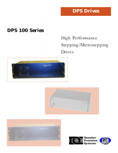 DPS 100 Series DPS Drives High Performance Stepping