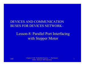 Lesson-8: Parallel Port Interfacing with Stepper Motor