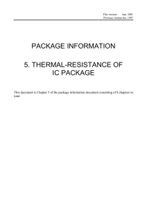 PACKAGE INFORMATION