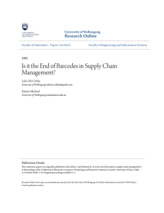 Is it the End of Barcodes in Supply Chain
