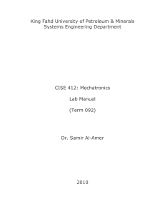 CISE-412-Mechatronics-Lab-Manual