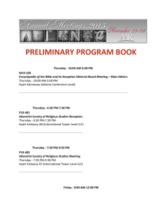 preliminary program book - PAPERS