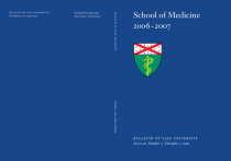 Yale School of Medicine Bulletin 2006-2007