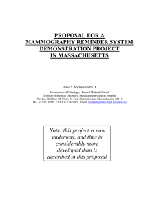 Mammography Reminder System