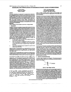 Modelling and identification of nonlinear dynamic loads