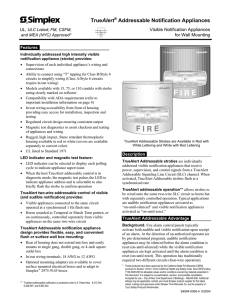 TrueAlert® Addressable Notification Appliances