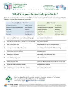 What`s in your household products?