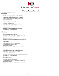 Wyvern Nation Network - Kingswood