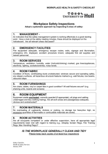 Workplace Safety Inspections