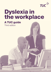 Dyslexia in the workplace
