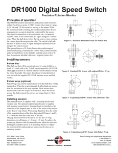 DR1000 Digital Speed Switch - Electro