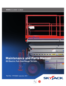 Maintenance and Parts Manual