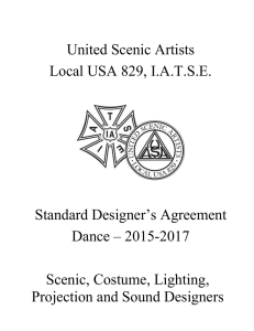 (Standard Design Agreement) - Dance