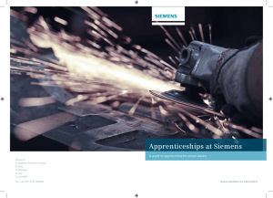 Apprenticeships at Siemens