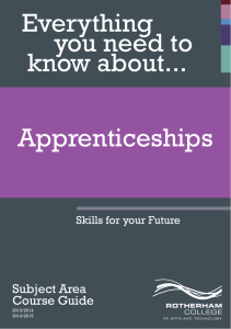 Everything you need to know about... Apprenticeships