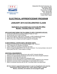 electrical apprenticeship program january 2015 accelerated