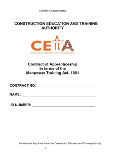 Apprenticeship Contract