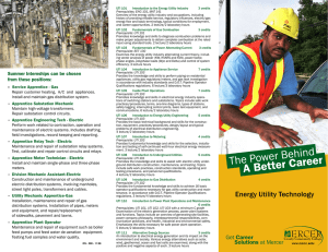 Energy Utility Technology - Mercer County Community College