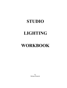 STUDIO LIGHTING WORKBOOK
