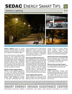 Outdoor Lighting - Smart Energy Design Assistance Center