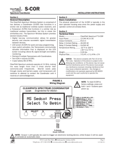 ClearPath S-COR Installation Manual