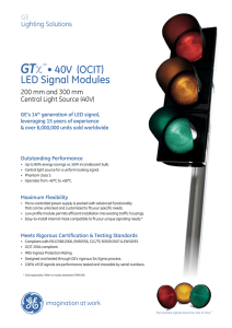 GTx 40V (OCIT) LED Signal Modules 200-300 mm 40V