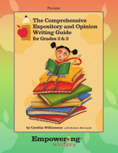 The Comprehensive Expository and Opinion Writing Guide