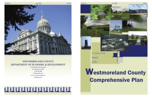 Westmoreland County Comprehensive Plan