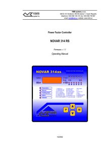 novar 314 rs - KMB systems
