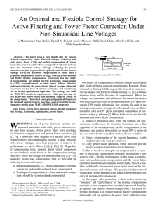 An optimal and flexible control strategy for active