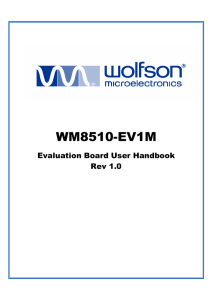 WM8510-EV1M - Cirrus Logic
