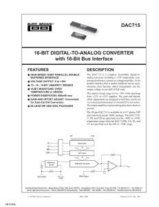 16-Bit Digital-to-Analog Converter with 16-Bit